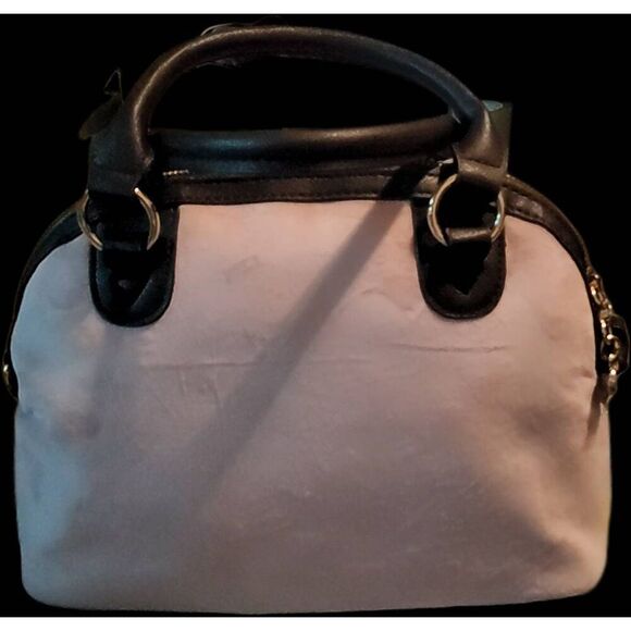 NWT~JUICY COUTURE Pink Diamond Velour Heritage Dome Satchel Handbag Purse - Picture 3 of 5